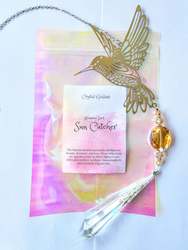 Sun Catchers: Humming Bird Sun Catcher with Point.