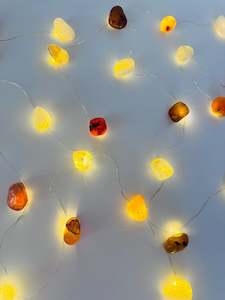 Usb Light Bases: Crystal Lights Carnelian & Citrine Tumbled 3M