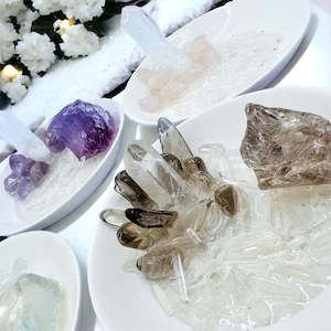 Crystal Points Spheres Clusters: Crystal Manifesting Plates
