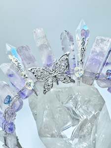 Crystal Crowns And Head Bands: Crystal Crown Amethyst
