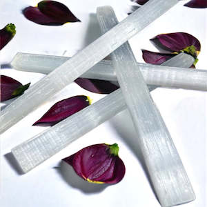 White Sage Smudge Supplies: Selenite Wands 20cm