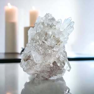 Large Crystals Clusters: Large Clear Quartz Cluster 1062g