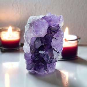 Large Crystals Clusters: Large Amethyst Cluster 1108g