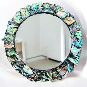 Crystal Mirrors: Paua mirror 2