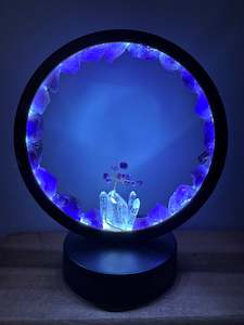 Usb Light Bases: Amethyst Circle Lamp #5