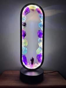 Fluorite Lamp #2 (resin Coated)