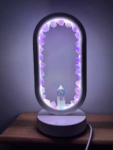 Amethyst Flower lamp #1