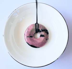 Crystal Donut pendant