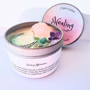 Candles Soy Melts: Crystal Affirmation Candles