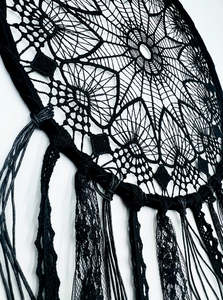 Large Black Dreamcatcher
