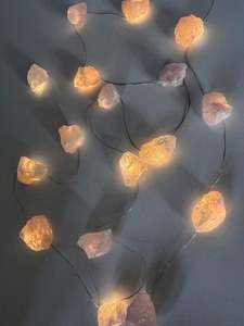 Rose Quartz Fairy Lights 2M warm light.