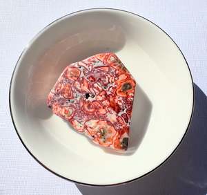 Tumbled Polished Stones: Poppy Jasper Slab