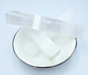 Rough Raw Crystals: Satin Spa / Selenite Wands 10cm