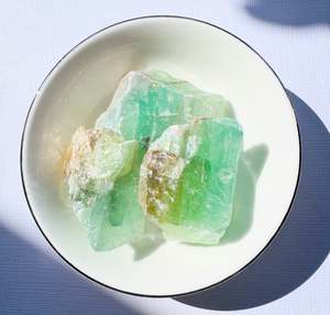 Rough Green Calcite