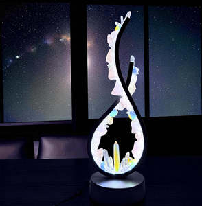 Crystal Portal Lamps: Flame Crystal Lamp “opal Flame”