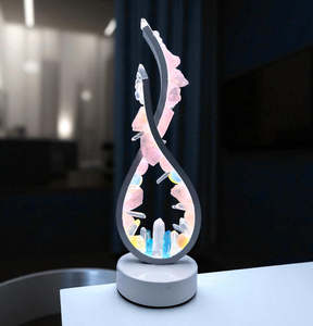 Flame Crystal Lamp “Eternal Flame”