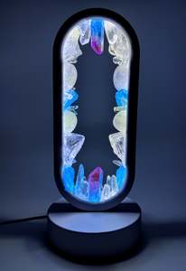 Crystal Portal Lamps: Crystal Portal Lamp “ lunar Glow”