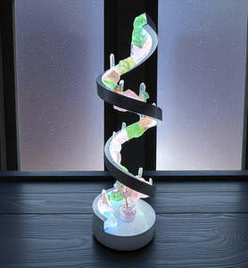 Crystal Portal Lamps: Crystal Spiral Lamp  “ Serenity Spiral”