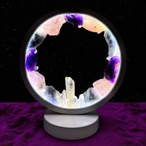 Crystal Portal Lamp “Lunar Halo”