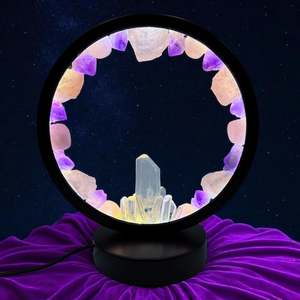 Crystal Gifts: Crystal Portal Lamp “lunar Bloom”