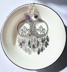 Earrings: Crystal Moon Earrings