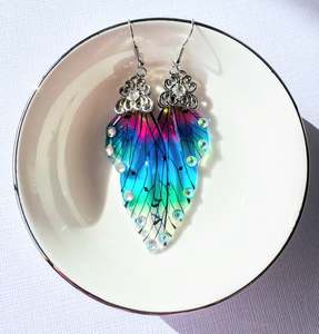 Earrings: Fairy wing earrings type 2