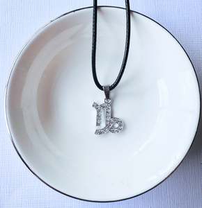 Zodiac Charm Pendant (cord)