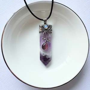 Crystal Pendant flat point.