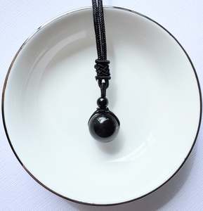 Pendants: Obsidian Ball Pendant