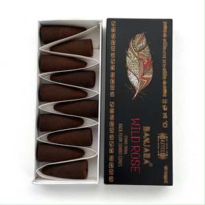 Incense: BANJARA BACKFLOW - Wild Rose Incense (10 Jumbo Cones)