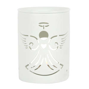 Aromatherapy: White Angel Cut Out Oil Burner
