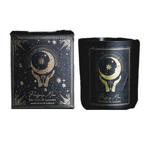 Candles: Purifying Moon Palo Santo & Lavender Manifestation Candle 100gm