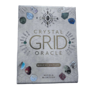 CRYSTAL GRID ORACLE CARDS BY NICOLA McINTOSH ( DELUXE EDITION )