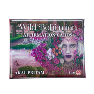 New: WILD BOHEMIAN AFFIRMATION CARDS BY AKAL PRITAM