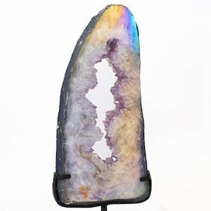 Products: Aura Coated Amethyst Slab