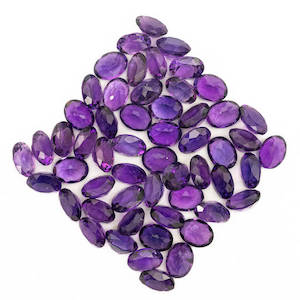 Amethyst Faceted Oval Cut