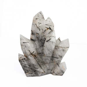 Clusters: Tourmalinated Quartz Cluster