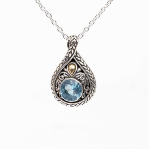 Silver Pendants: Topaz Silver Pendant