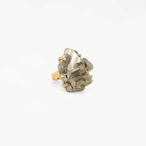 Druze: Pyrite Druze Ring