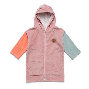 EVERYWHERE ZIP-UP  TOWEL Sunset Colour Block