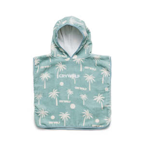 BABY HOODED TOWEL Pacific Blue