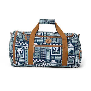 Bags Accessories: PACKABLE DUFFEL BAG Blue Postcards