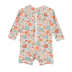 Swimwear: RASH SUIT Flower Market