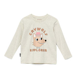 Long Sleeve T-Shirt Oatmeal Explorer