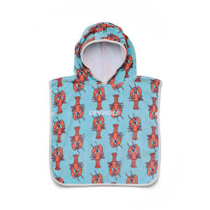 BABY HOODED TOWEL Little Lobsters