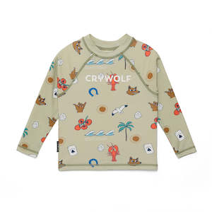 BABY RASH VEST Lucky Days Sage