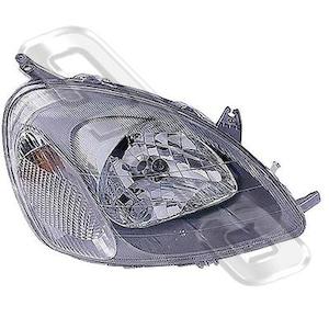Toyota Echo Platz Vitz Yaris 1999: 8116094-2G  - HEADLAMP - R/H - TO SUIT TOYOTA ECHO / VITZ 1999-