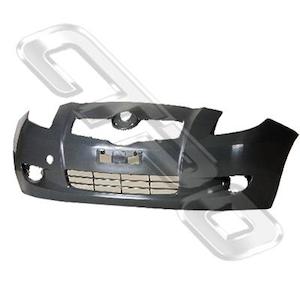 Toyota Echo Platz Vitz Yaris 1999: 8116290-0  - FRONT BUMPER - MAT/BLACK - TO SUIT TOYOTA YARIS H/B 2006-