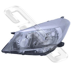 Toyota Echo Platz Vitz Yaris 1999: 8116494-01 - HEADLAMP - L/H - ELECTRIC ADJUST - NON HID - TO SUIT TOYOTA VITZ/YARIS - NSP130 - 2010-
