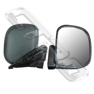 8192016-1  - DOOR MIRROR - L/H - CORNER MOUNT - TO SUIT TOYOTA HIACE 1990-